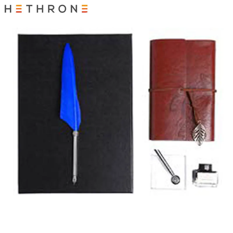 Винтажная инновационная металлическая ручка hetronblue ручной работы для письма