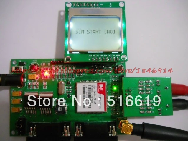 STM32 SIM900 GSM + GPRS base MMS DTU MCU плата прохода super SIM300 | Электронные компоненты и