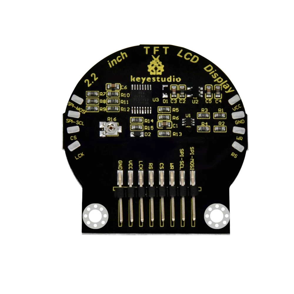Keyestudio круглый 2,2 дюймов 128* RGB* 128 TFT ЖК-дисплей модуль для Arduino часы