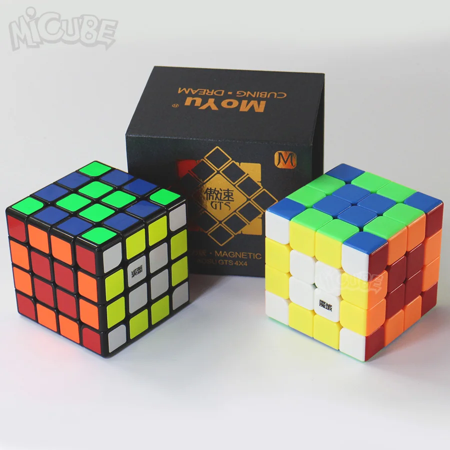 Micube Moyu Aosu GTS M 4x4x4 куб магнитный скоростной пазл 62 мм Cubo 4x4 для профессионального