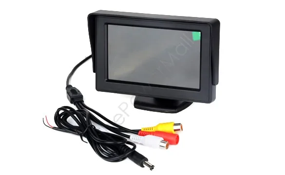 New 4.3&quot TFT LCD Car Monitor Rearview with LED backlight display for Camera DVD VCR Backup Color Suport PAL/NTSC @k | Автомобили и