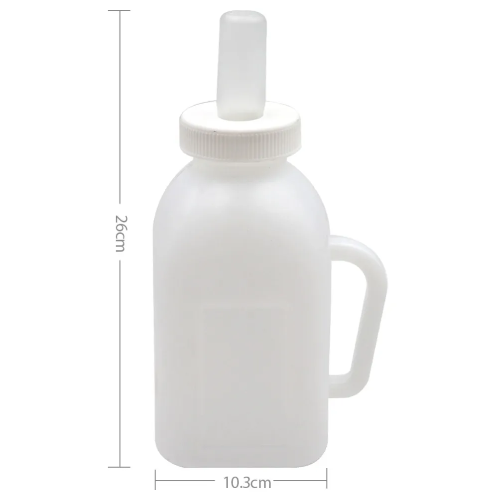 2L коровы теленка для скота, бутылка для молока, утолщенная бутылочка для кормления, соска для теленка, овцы, собаки, молочный кувшин, ручной Горизонтальный Инструмент для кормления