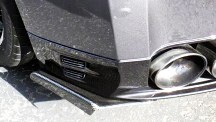 Авто-Стайлинг для Nissan 2009-2010 R35 GTR углеродного волокна J-стильный, для заднего бампера расширение Глянцевая волокна комплект для кузова автомобиля гоночный угол