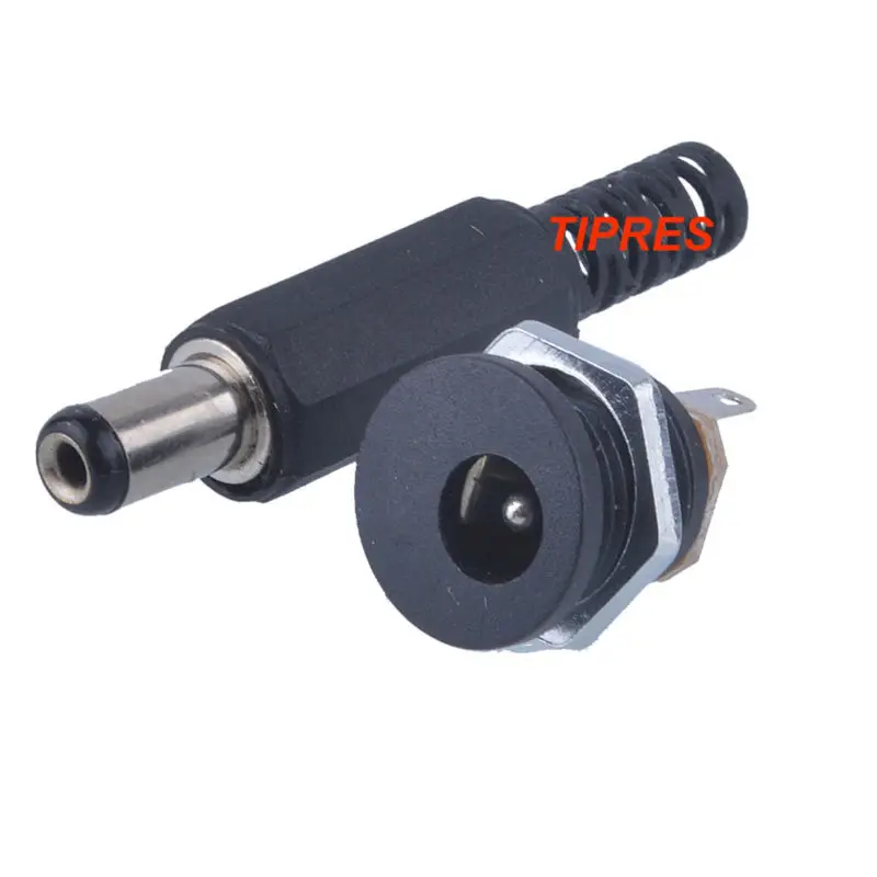5.5X2.1mm DC Power Female Plug Jack + Male Socket Adapter Connector | Обустройство дома