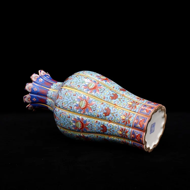 Креативная антикварная китайская Классическая керамическая ваза для дома офиса