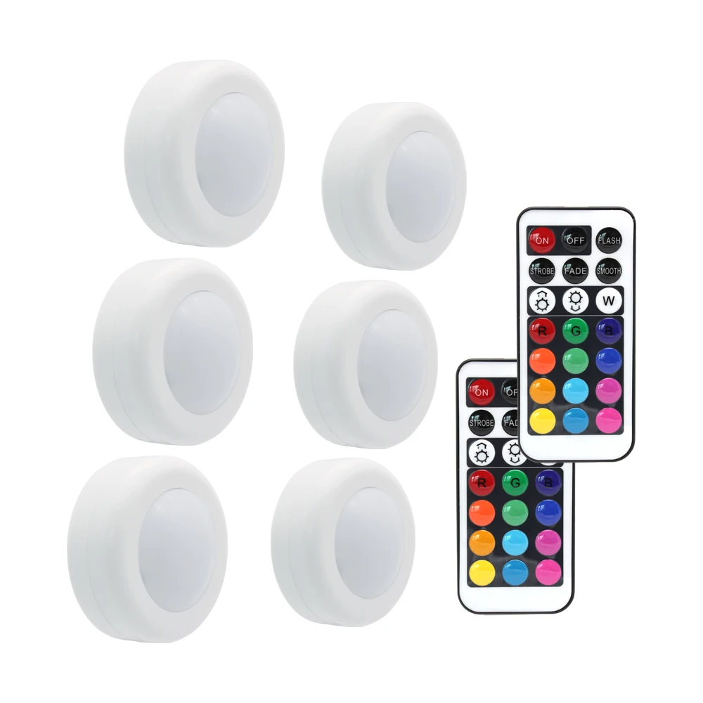 RGB светодиодный ночник беспроводной пульт дистанционного управления RGBW 12 цветов