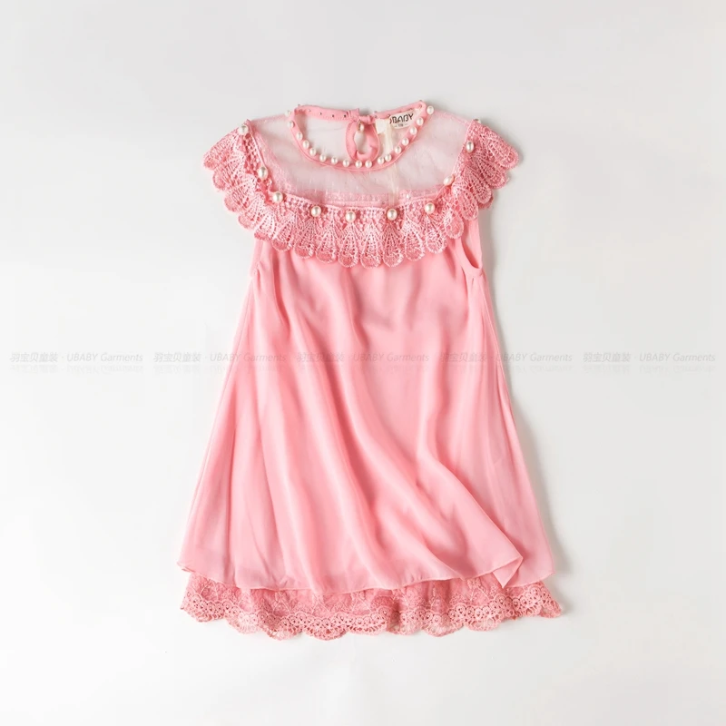 Летнее вечернее платье для девочек 2021 Детский костюм одежда Детские шифоновые