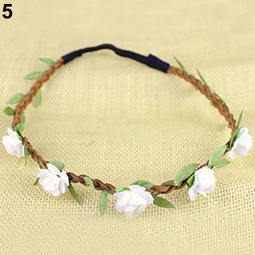 Повязка на голову в стиле бохо для женщин и девушек красивая Цветочная лента