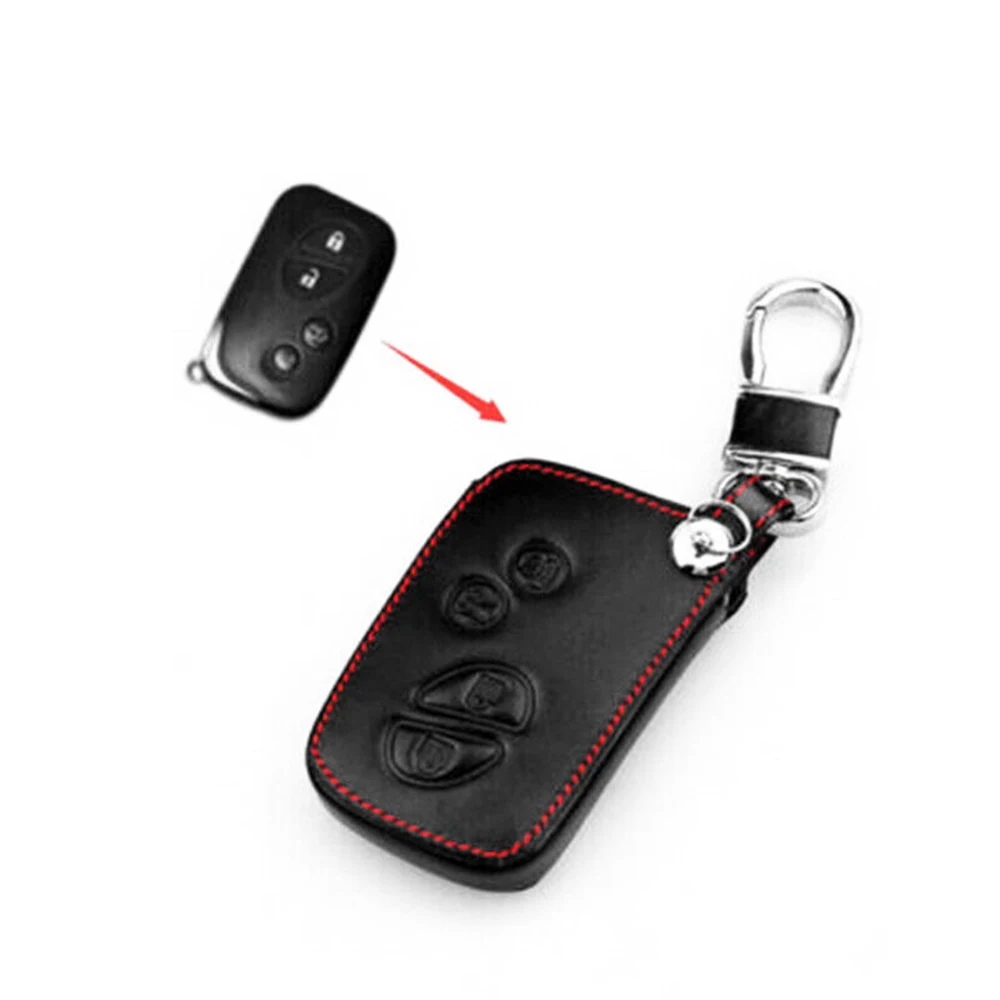 1 шт. кожаный чехол для Lexus Remote Smart Key HYQ14AAB IS LX GX 4-кнопочный Чехол-держатель |