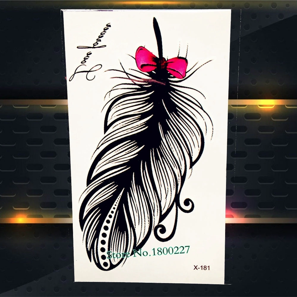 Наклейки для татуировок черные с милыми цитатами временными буквами фальшивые