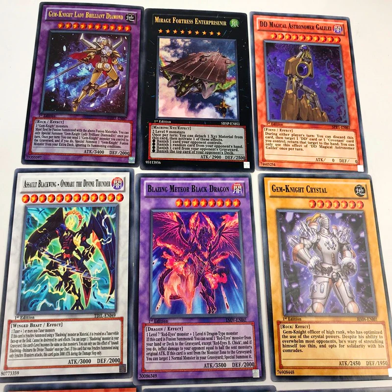 216 pcsGame YGO YuGiOh игральные карты открытки с героями мультфильмов Yugioh Япония мальчик