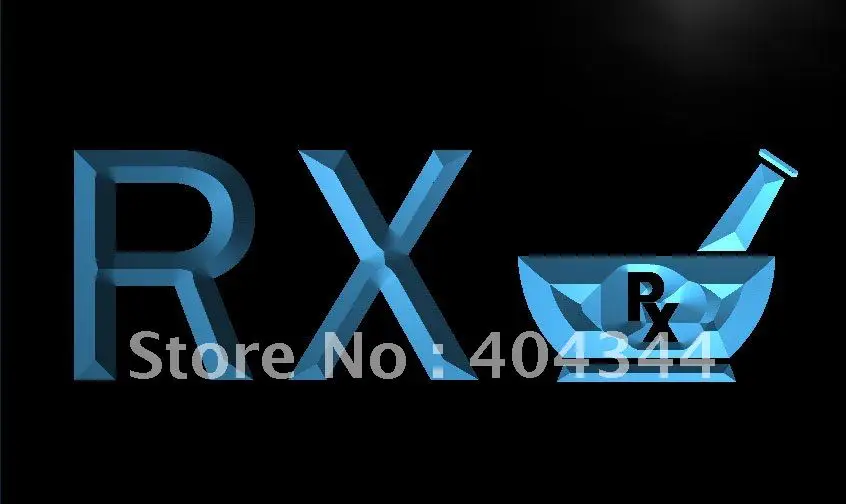 LK721- RX аптека Дисплей Новый светодиодный неоновый светильник знак для домашнего