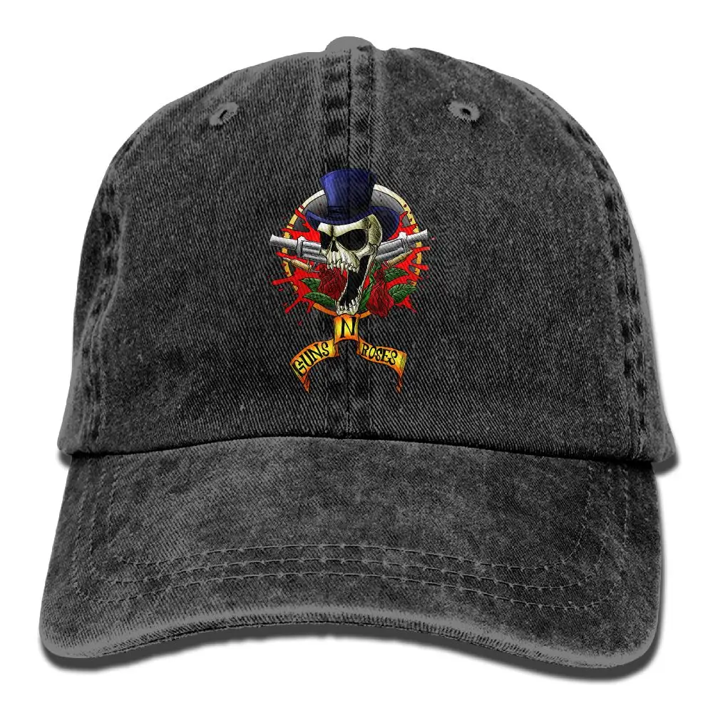 SAMCUSTOM Guns N' Roses 3D креативные джинсовые шляпы с эффектом потертости для мужчин и