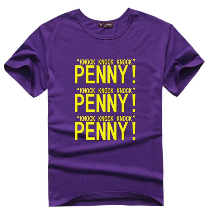 Футболки с цитатами Шелдона Купера Мужская хлопковая футболка Пенни Джик|sheldon