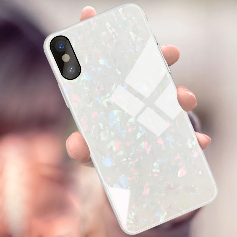 Чехол из закаленного стекла с мраморным рисунком для iPhone 11 12 Pro Max Mini XS XR X 7 8 6 6S Plus