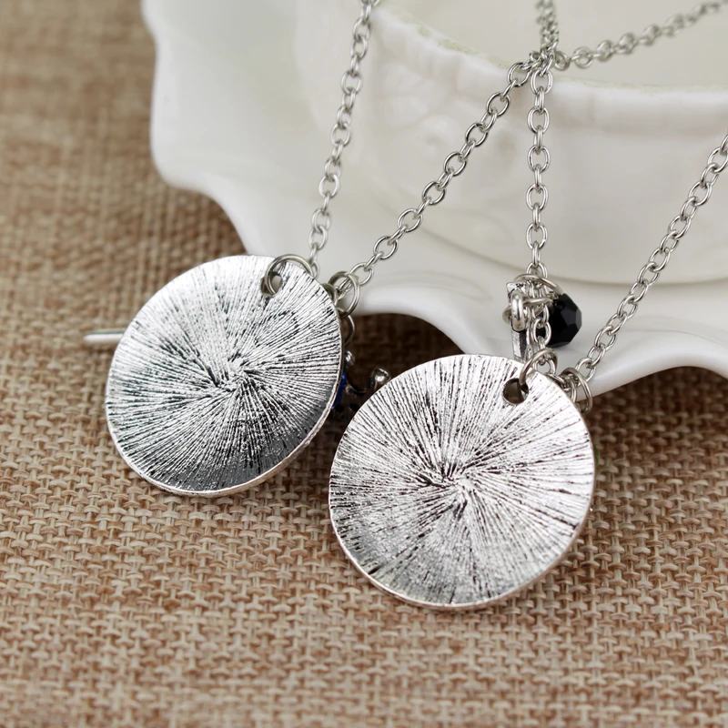 &quotЯ был изменен навсегда потому что я знал тебя&quot хрустальные бусы кулон сплав