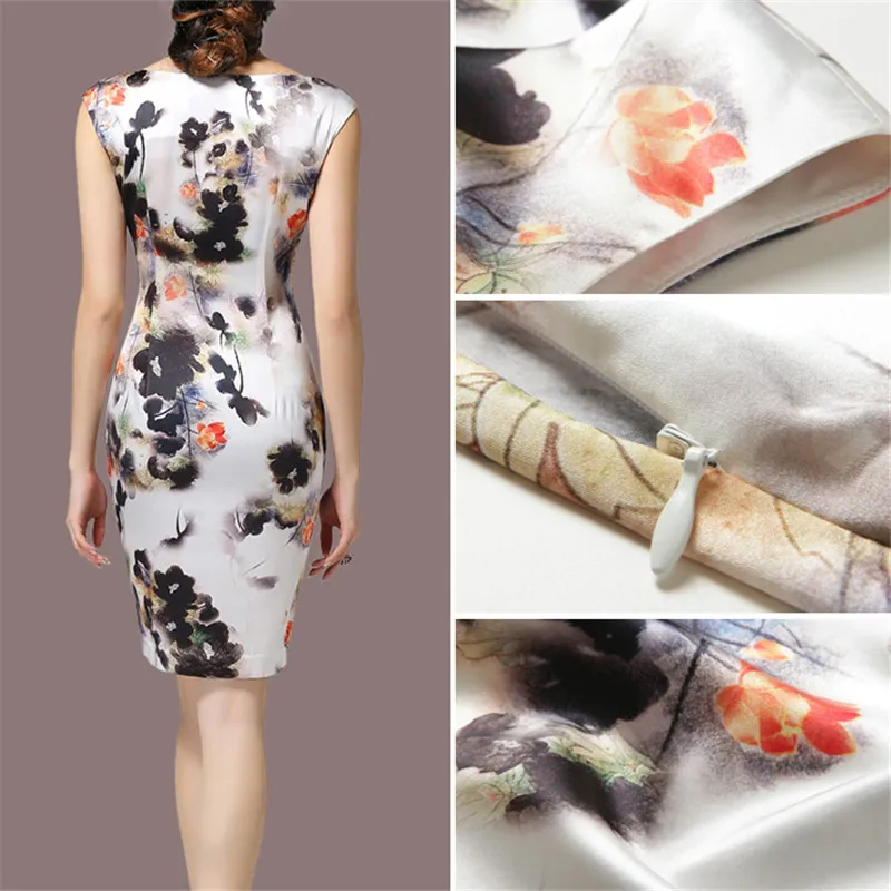 Для женщин сезон: весна–лето платья без рукавов Винтаж высокого класса