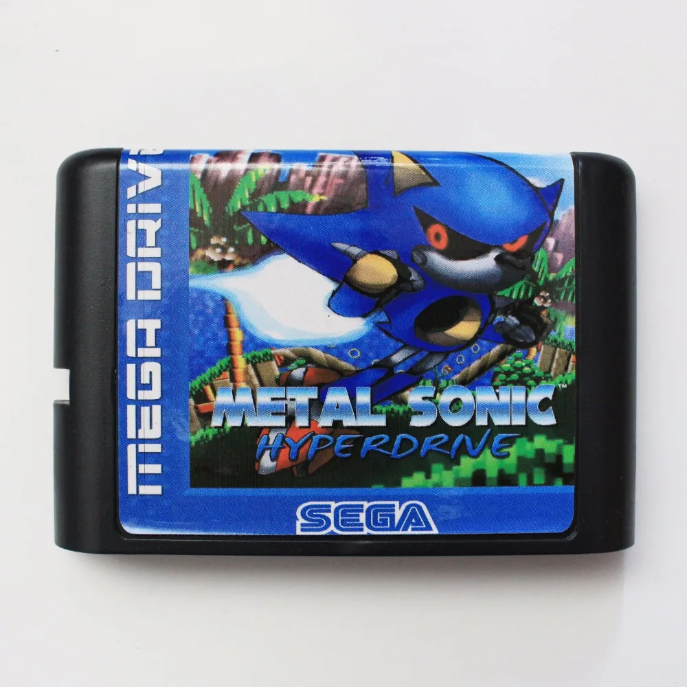 Металлическая звуковая гипердрайв 16 бит SEGA MD игровая карта для Sega Mega Drive Genesis |