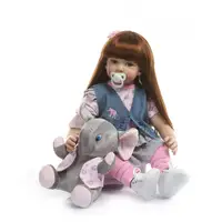 58cm Unique cowboy doll Babies Reborn Doll Soft Vinyl silicone Doll Lifelike Alive Reborn girl Doll Toys For Newborn baby gift