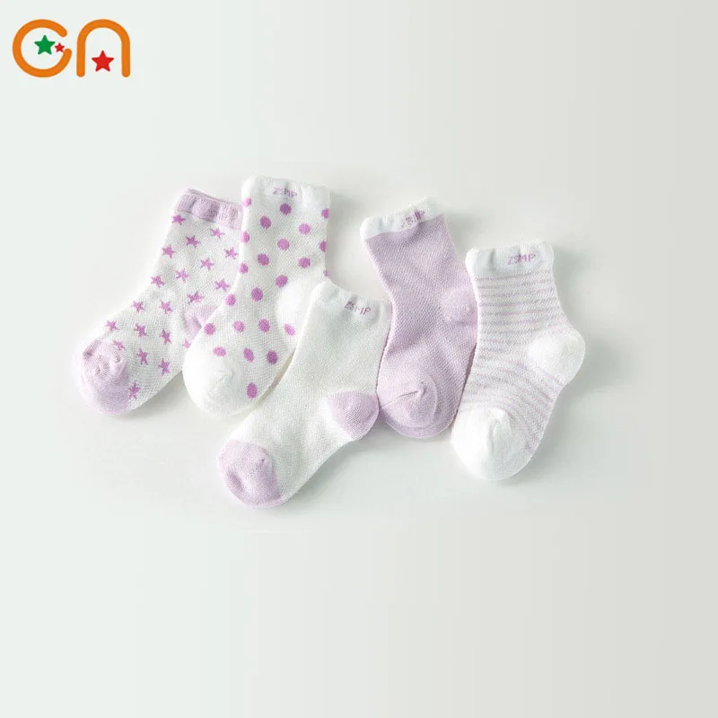 5 пар/лот весенне летние сетчатые хлопчатобумажные носки для мальчиков и девочек