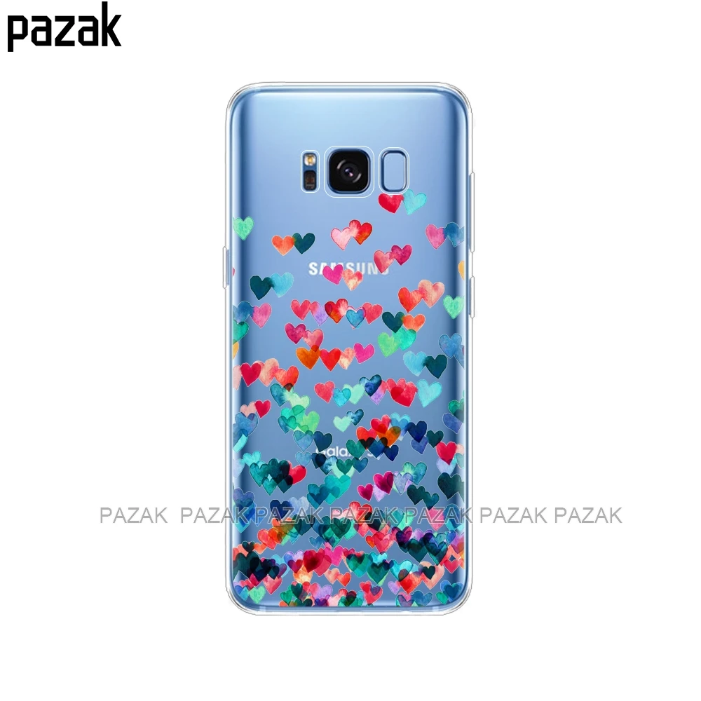 Силиконовый чехол для телефона для samsung Galaxy S8/S8 PLUS, чехол для samsung S8/S8 plus, чехол для телефона из мягкого ТПУ - Цвет: 34302