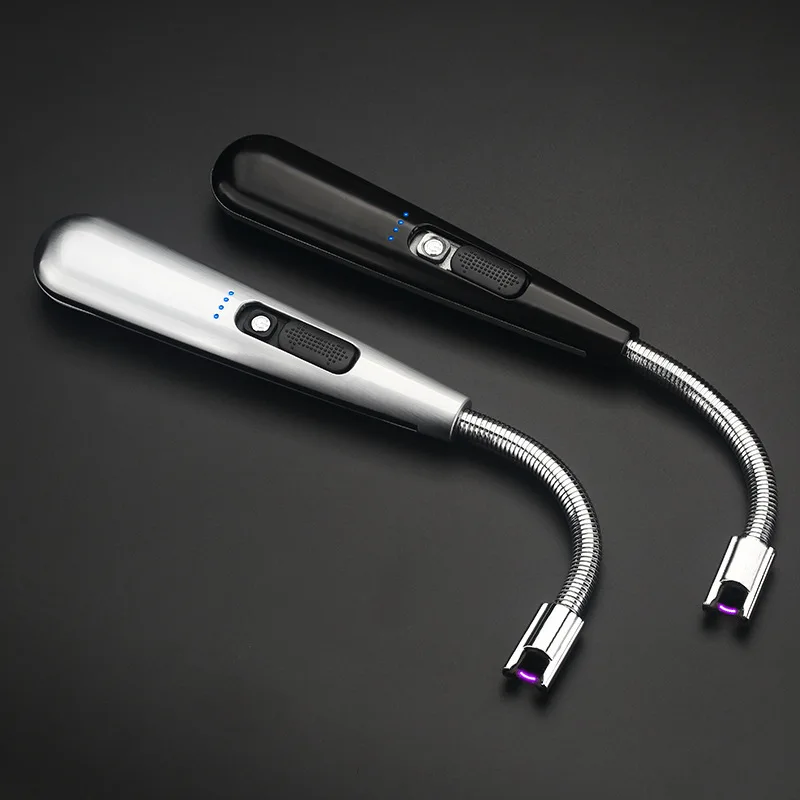High Quality Portable BBQ Electronic Igniter USB Charging Pulse Plasma Arc Metal Windproof Cigarette Lighter | Дом и сад