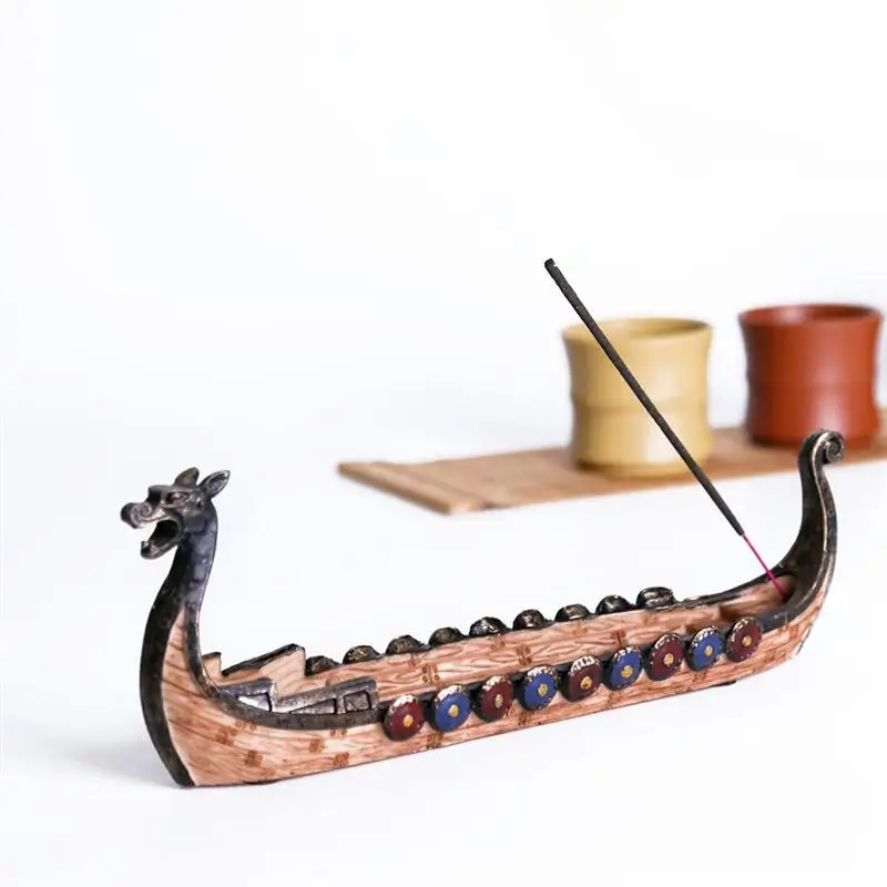 1 шт. украшение Красивая забавная креативная резиновая декорация лодка-Дракон