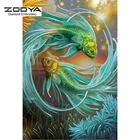 3D DIY Алмазная вышивка крестиком на рисунке, красивая рыбка с украшением в виде кристаллов рукоделие Алмазная вышивка полностью Алмазная декоративная вышивка BJ479