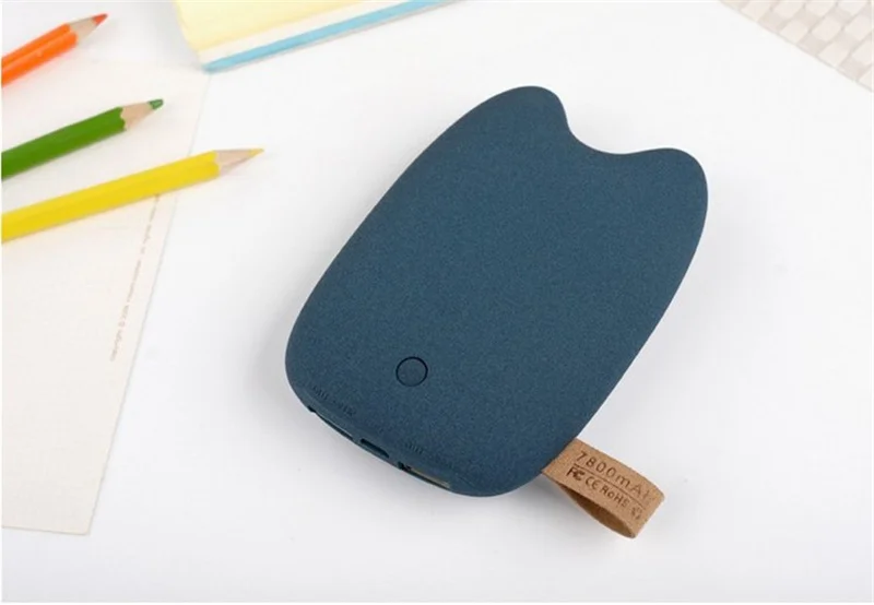 Blue 3900mAh Беспроводной зарядный чехол, внешний аккумулятор, зарядное устройство для iPhone/samsung, портативный двойной USB, быстрая зарядка, внешний аккумулятор, чехол - Цвет: Blue 3900mAh