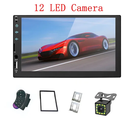 H Mirror Link 2 din 7 'автомобильный Радио Емкостный сенсорный экран плеер MP5 SD/FM/USB/AUX/Bluetooth автомобильный аудио для камеры заднего вида - Цвет: H