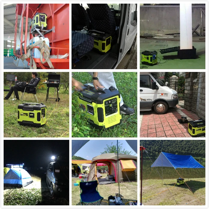 Цифровой инверторный генератор 2 кВт тихий автомобильный бытовой маленький