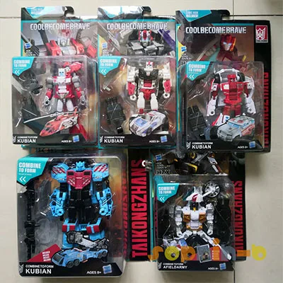 Defensor Boxed Трансформация Defensor Devastator Combiner Wars 32 см Фигурки - Цвет: Defensor Boxed