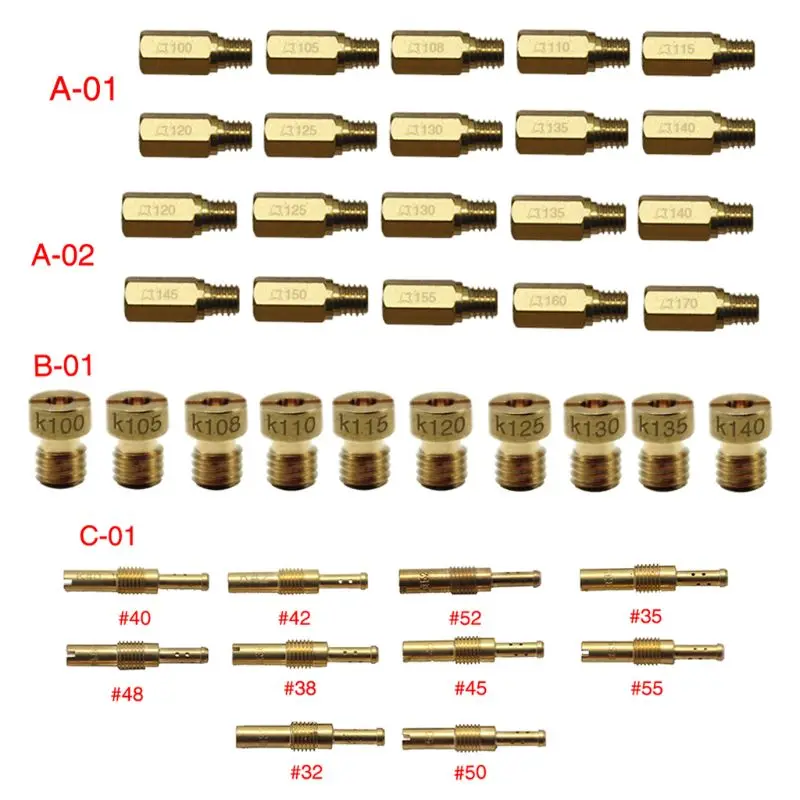 10 шт. основная струя для PWK Keihin OKO CVK Mikuni KOSO мотоциклетный карбюратор типы форсунок