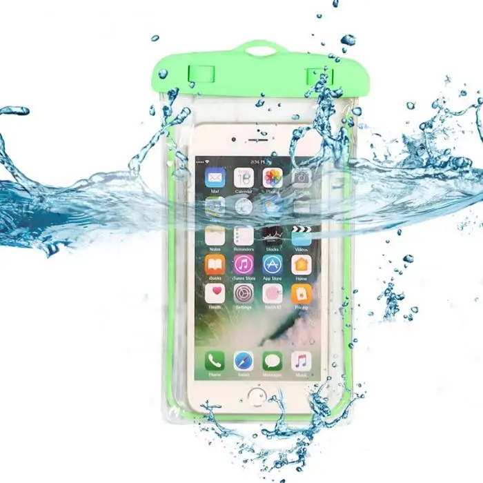 Waterproof Phone Dry Case Pouch PVC TouchScreen Luminous Bag for Universal Phones JR Deals