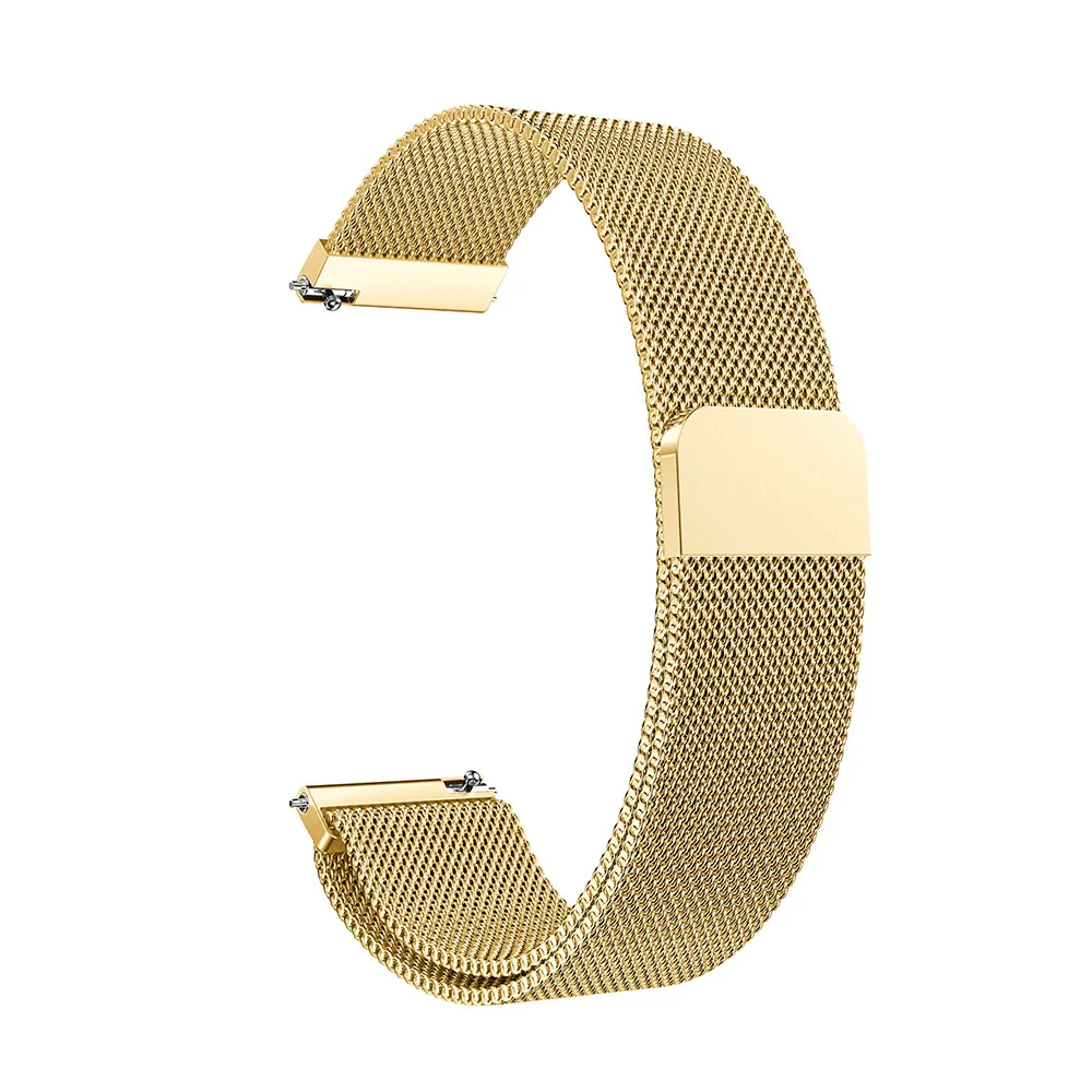 Gold Миланский ремешок для часов Garmin Vivoactive 3, умный Браслет, ремешок для Garmin Vivoactive3 HR Forerunner 645, нержавеющая сталь - Цвет: Gold