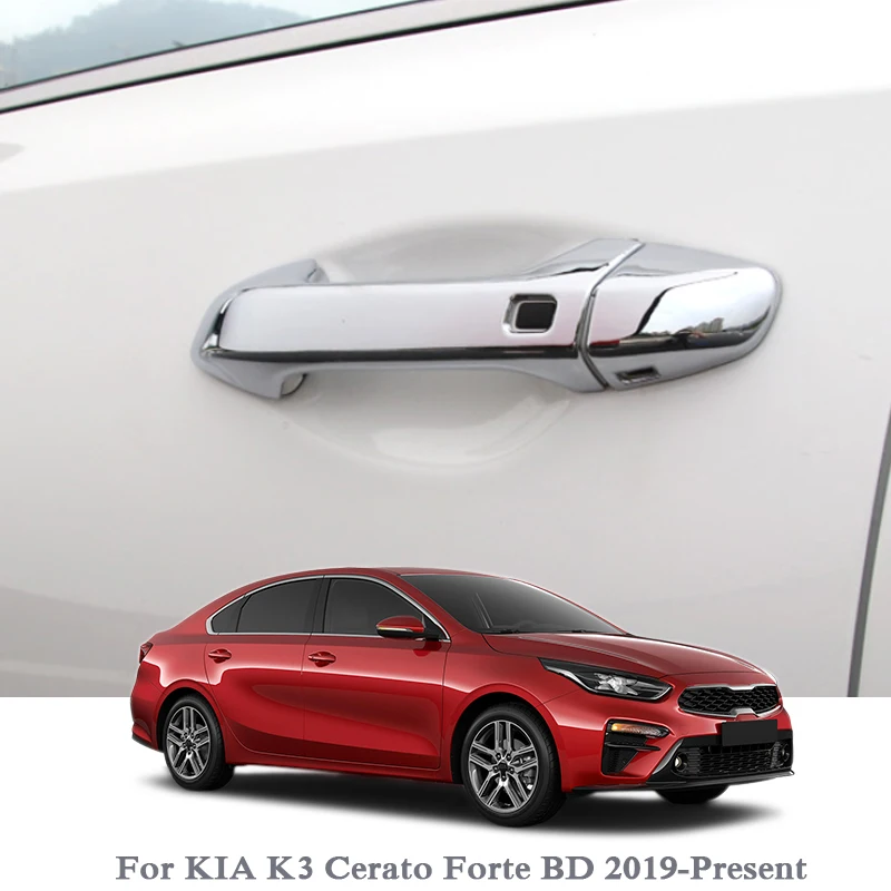 4 шт. Стайлинг автомобиля для KIA K3 Cerato Forte BD 2019 декоративная накладка на ручки двери