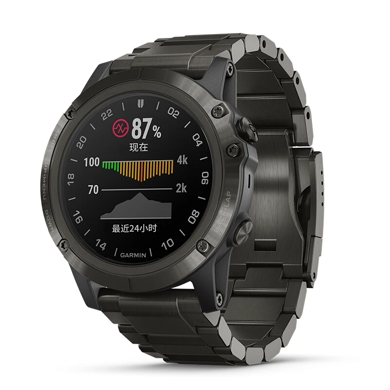 Часы-авиаторы GARMIN D2 Delta PX GPS с пульсометром умные часы пульсометр и музыка титан Tita