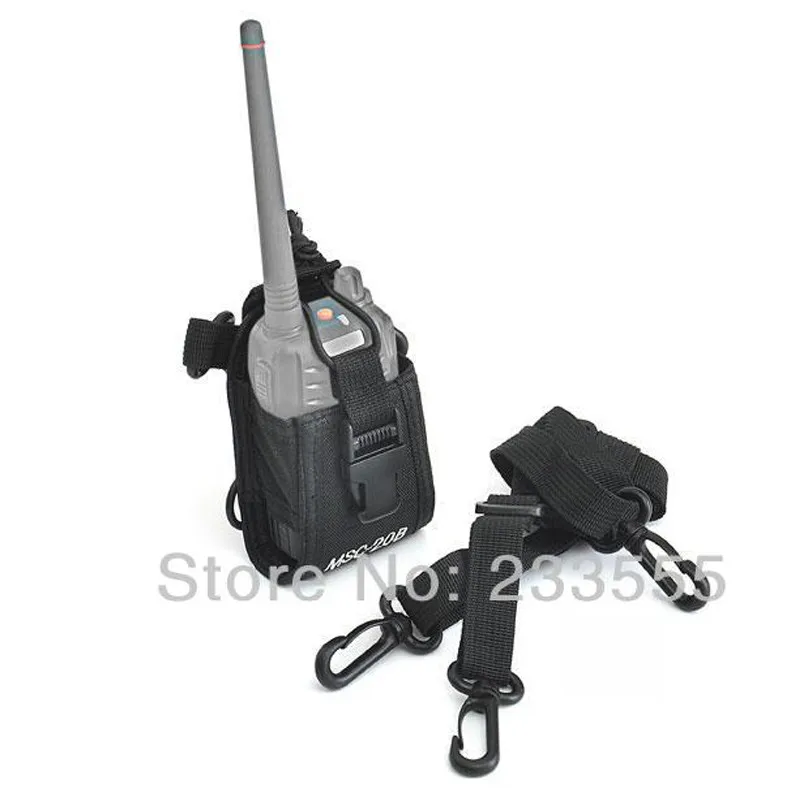 

2pcs NEW MSC-20B Multi-function Nylon Case Bag for Radio Walkie Talkie Yaesu HYT Baofeng Puxing Two Way Radio