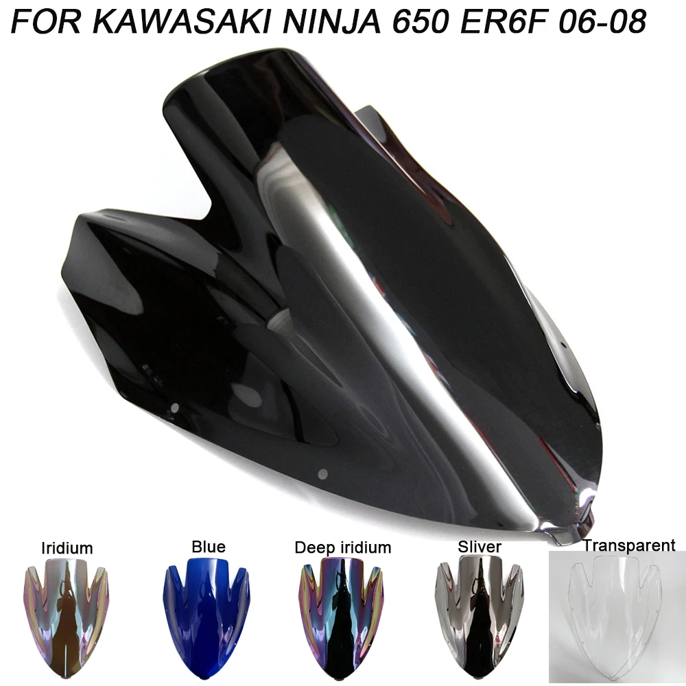 Ветровое стекло мотоцикла винты болты аксессуары для Kawasaki Ninja ER6F ER-6F 2006 2007 2008 иридиевые ветровые дефлекторы