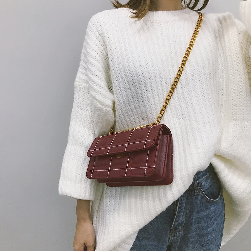 Роскошные сумки женские дизайнерские на цепочке сумки-мессенджеры винтажные