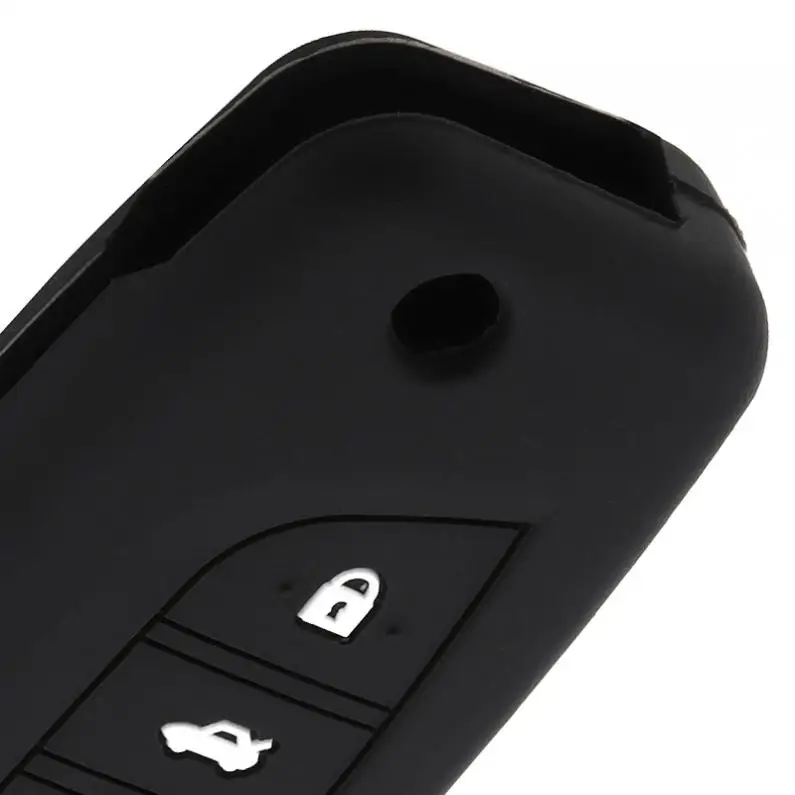 3 кнопки силиконовый чехол для дистанционного ключа от машины держатель