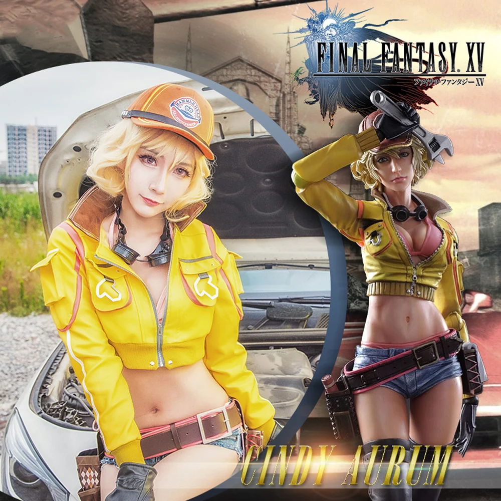 VEVEFHUANG Синди Аурум Final Fantasy косплей FF15 FFXV костюм аниме женский костюм|Игровые