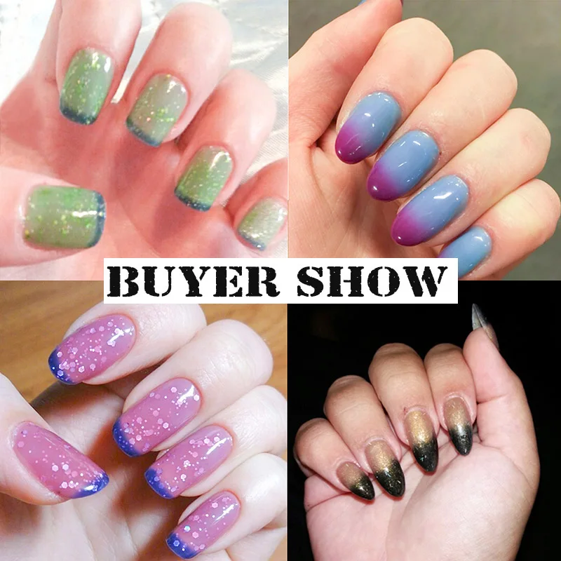 Гель-лак для ногтей Azure меняющий цвет стойкая светодиодная УФ-краска