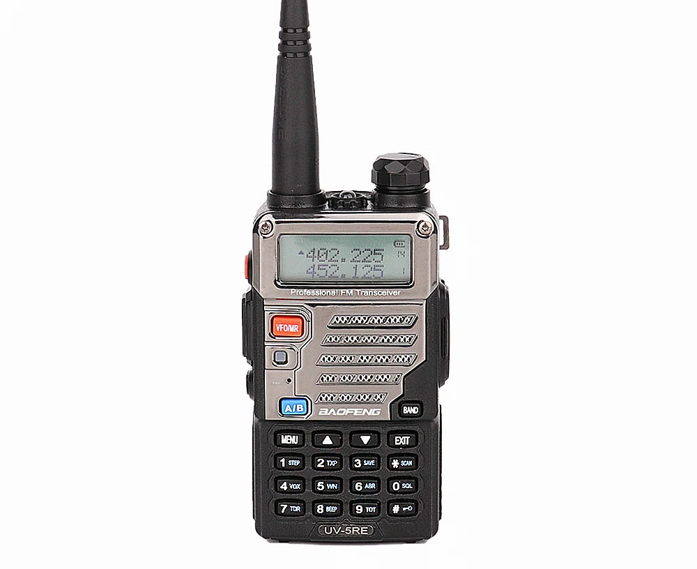 Baofeng UV-5R plus handy talkie walki UV5RE переговорные для ssb КВ трансивер двухдиапазонный дисплей ppt наушник двухстороннее радио 2 шт