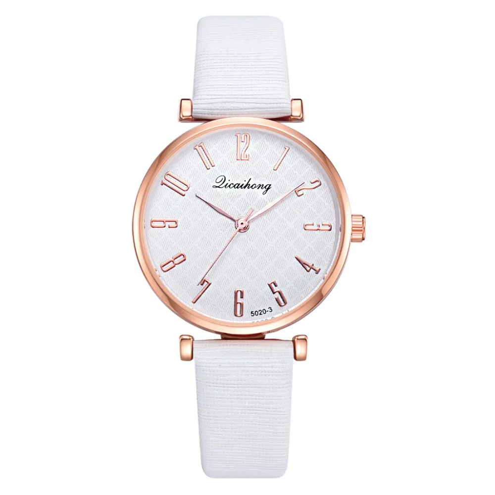 Женские часы, кварцевые наручные часы Montre Femme, современный модный кожаный ремешок, высококачественные повседневные цифровые часы