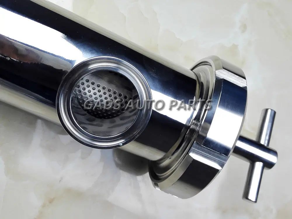 Triclamp санитарный фильтр L-style, TC-Clamp 1," /38 мм, SS304,(300 сетка или другое