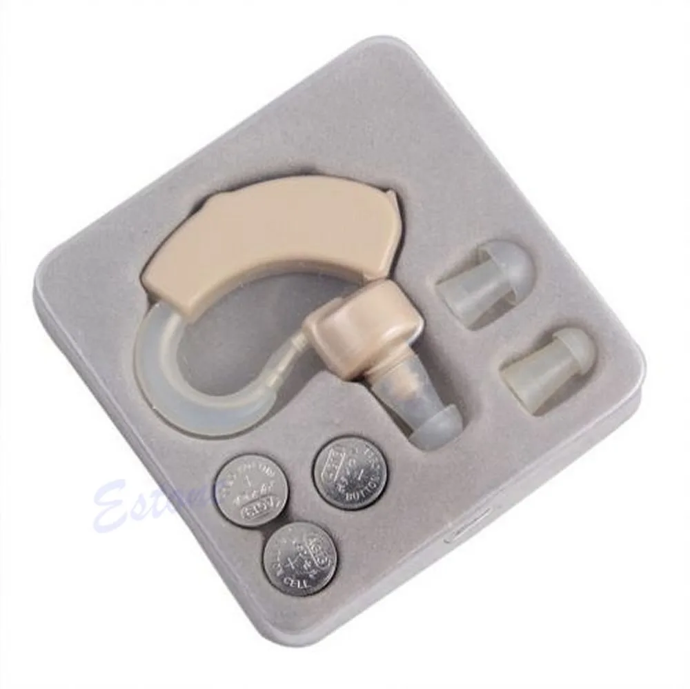 Axon Ear Adjustable Behind Sound Amplifier Volume Tone Listen Hearing Aid Assistance