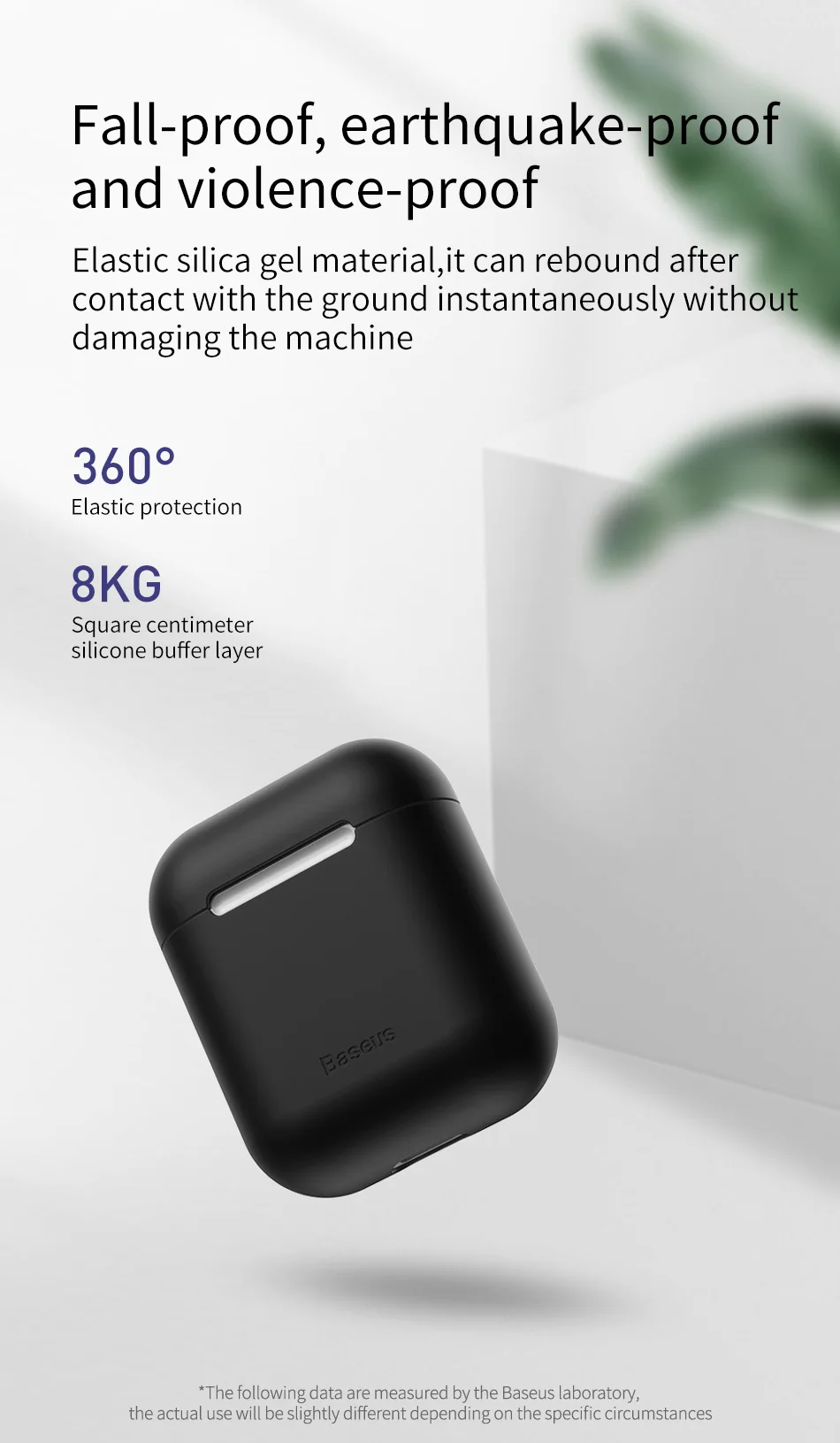 Чехол Baseus для наушников AirPods, Цветной силиконовый чехол для AirPods 2, 1 чехол, беспроводной Bluetooth чехол для наушников Airpods
