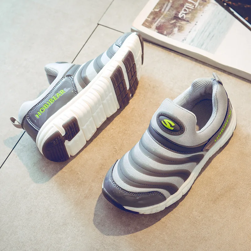 Дышащая повседневная обувь для мальчиков и девочек модная детская из мягкой