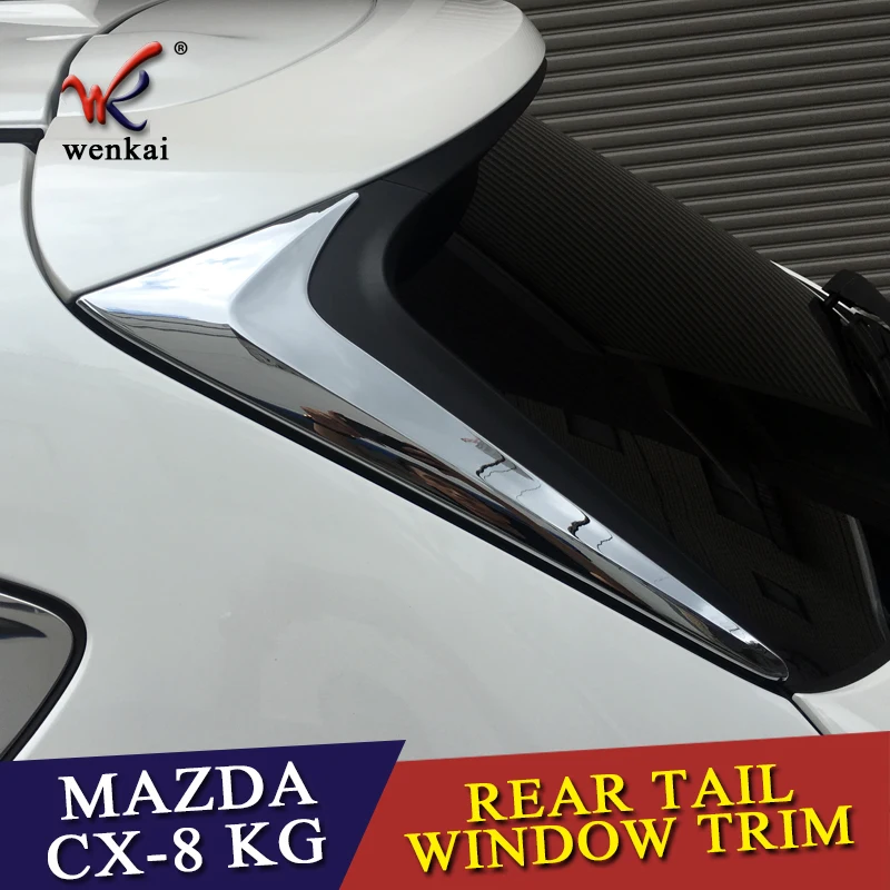 ABS аксессуары для Mazda спойлер на заднее стекло треугольная лепка 2 шт./компл. CX8 кг